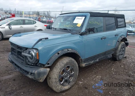 2022 Ford Bronco Big Bend z USA, uszkodzony, nr VIN 1FMDE5BH7NLA85701